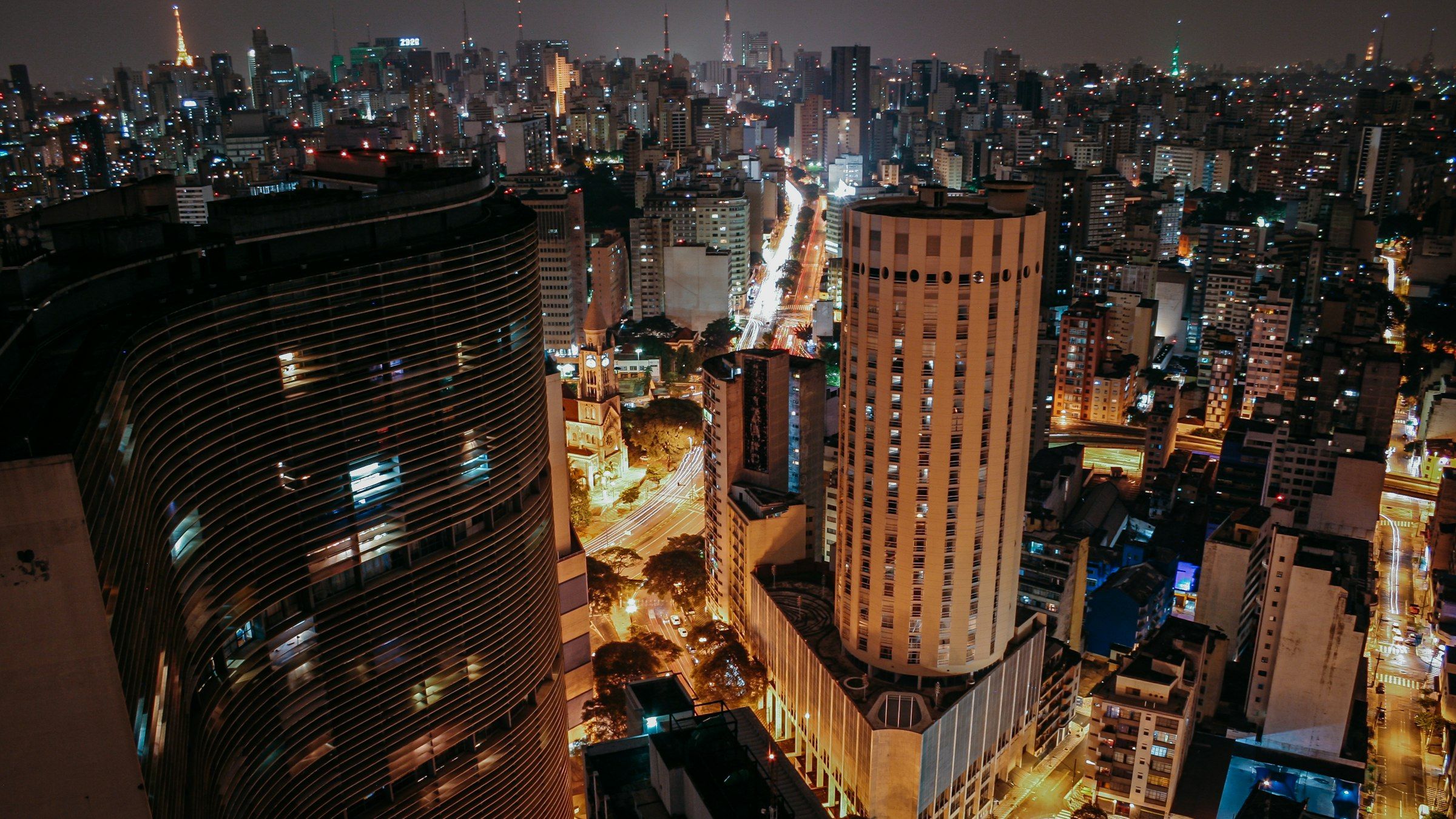 São Paulo skyline at twilight